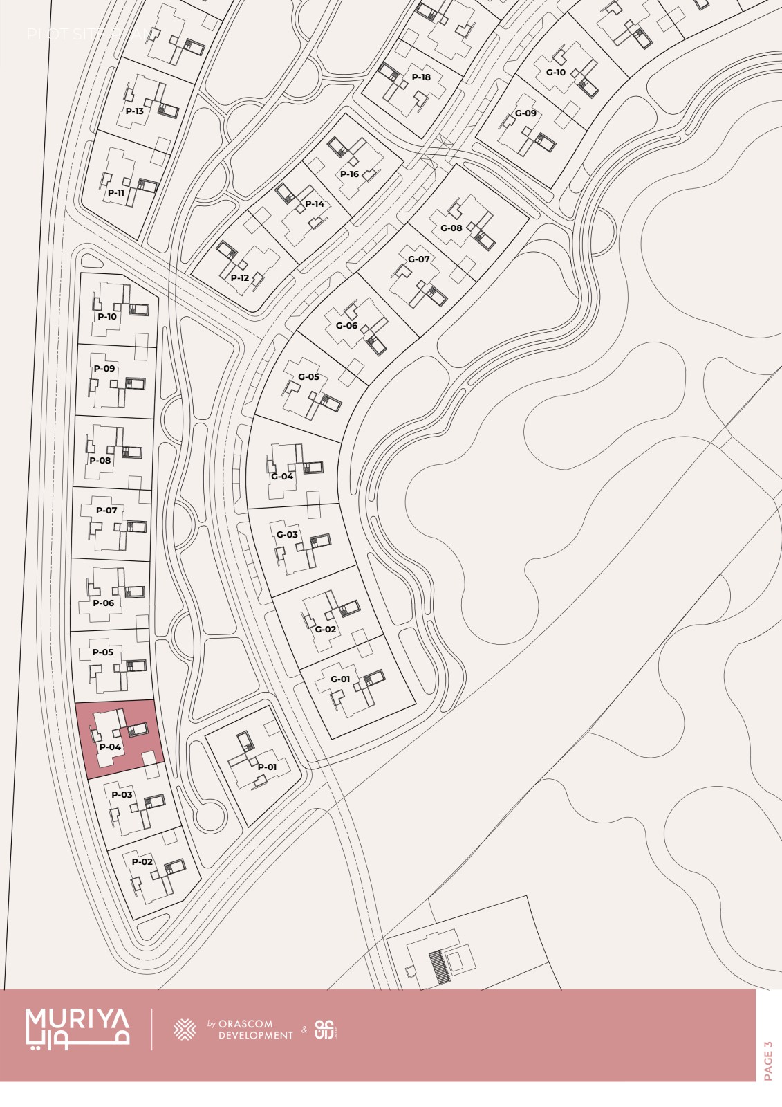 Raya villa siteplan